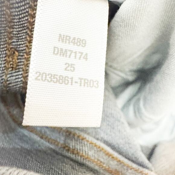 Madewell Mid-Rise Kick Out Medium Wash Zip Fly Denim Jeans Size 25 - Picture 8 of 9